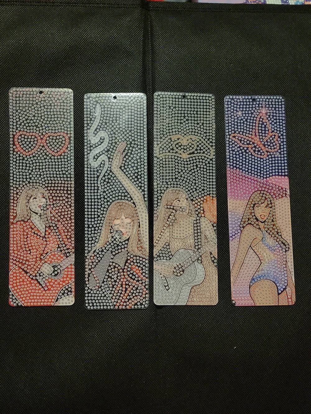 DIY Taylor Swift Acrylic Diamond Art Bookmarks